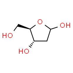 D-(-)-2-Deoxyribose. From http://www.chemspider.com/Chemical-Structure.8003852.html